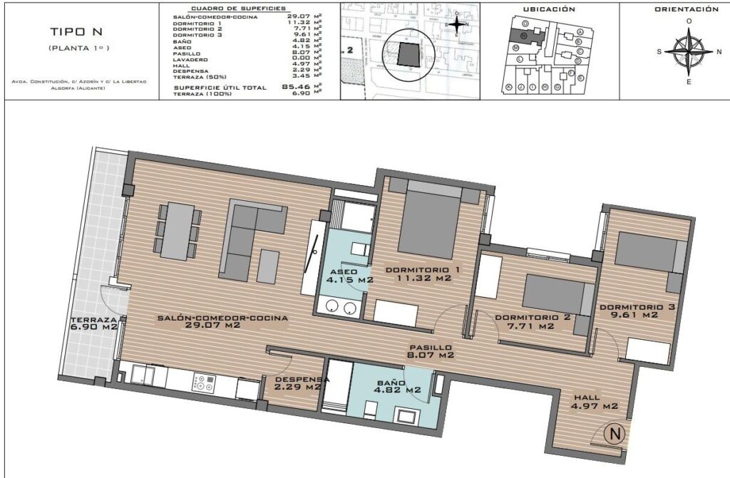 Apartment w Algorfa - oferta N8098