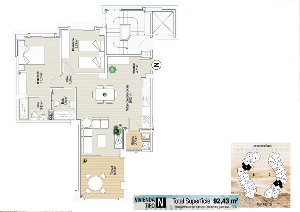Apartment w La Manga del Mar Menor - oferta N8369