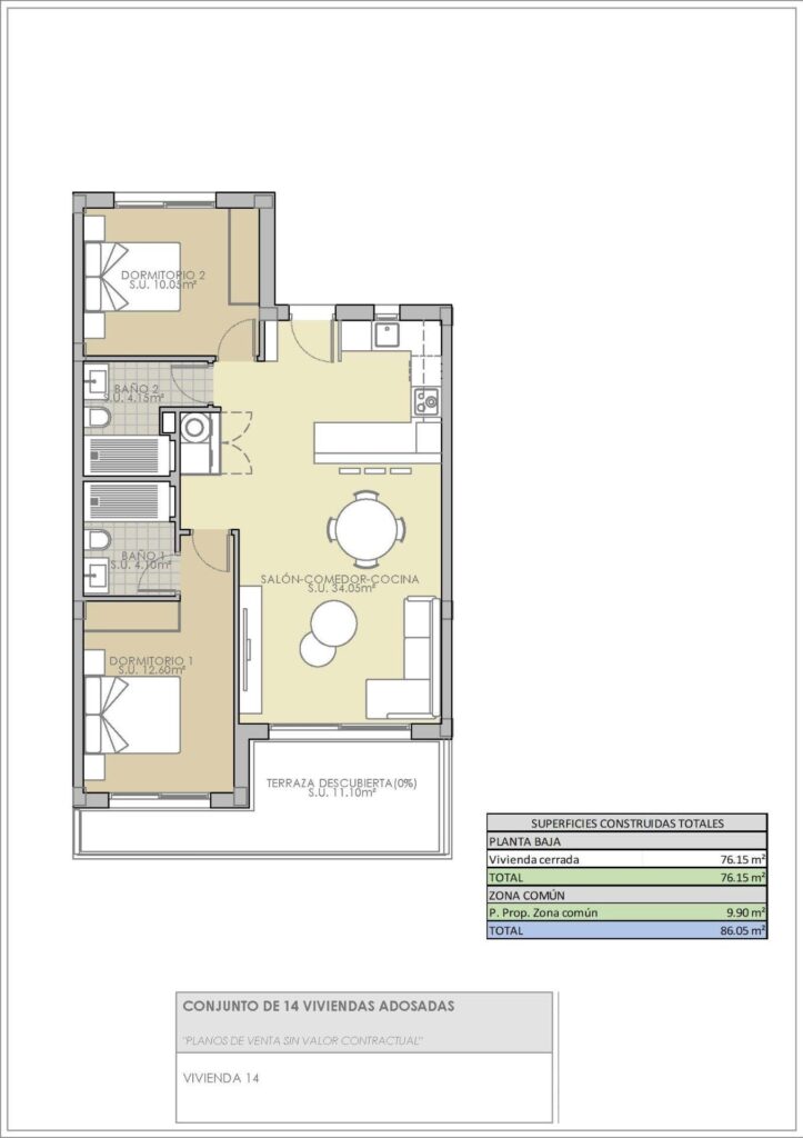 Bungalow w Rojales - oferta N9432