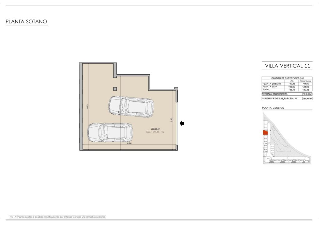 Bungalow w San Juan de los Terreros - oferta N9223