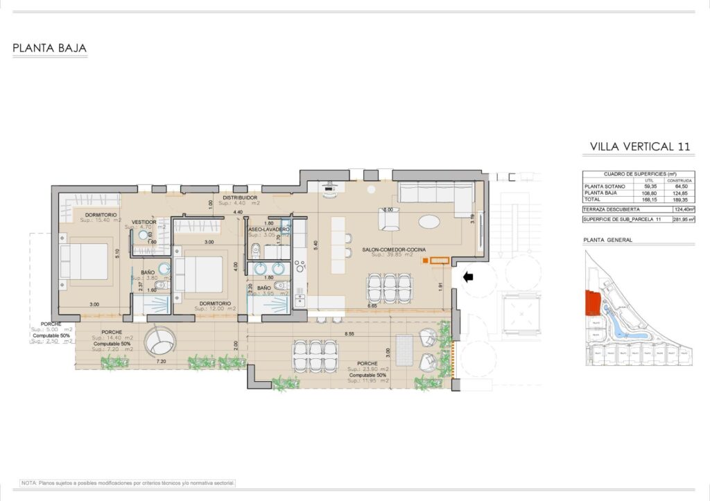 Bungalow w San Juan de los Terreros - oferta N9223