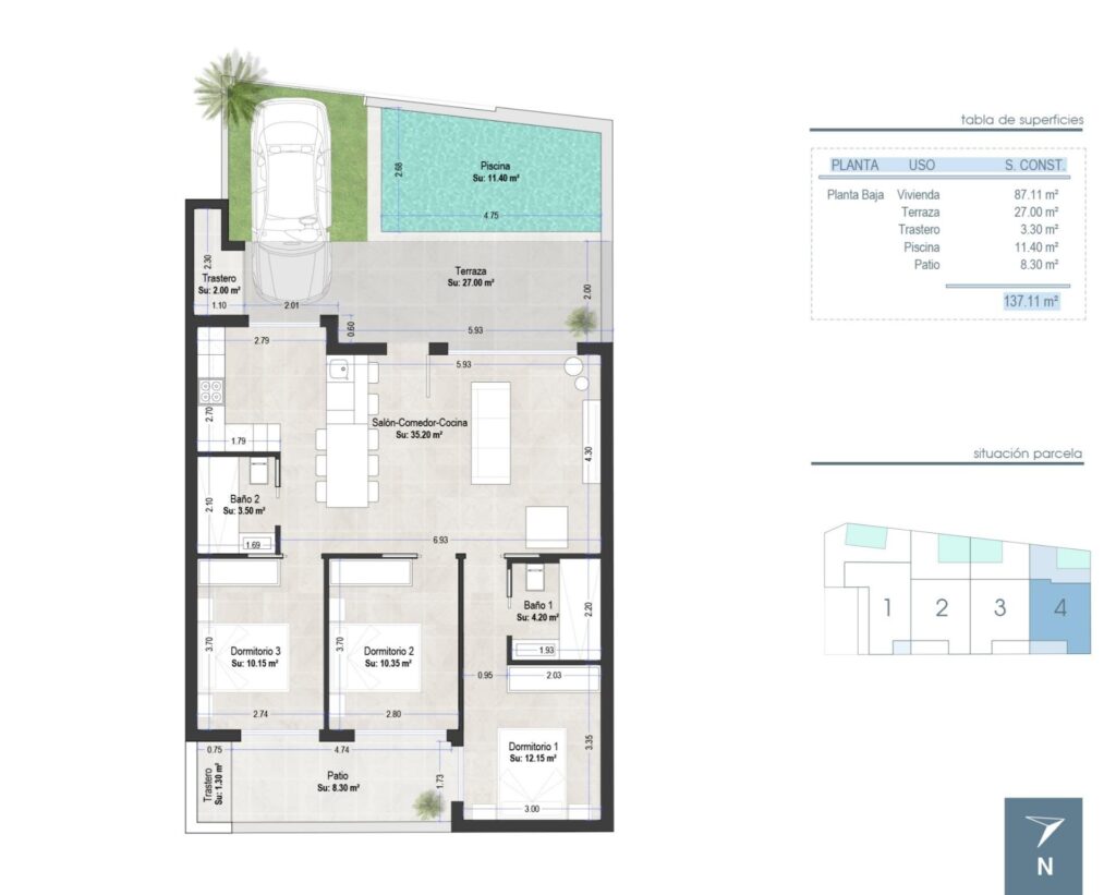 Bungalow w San Pedro del Pinatar - oferta N8089