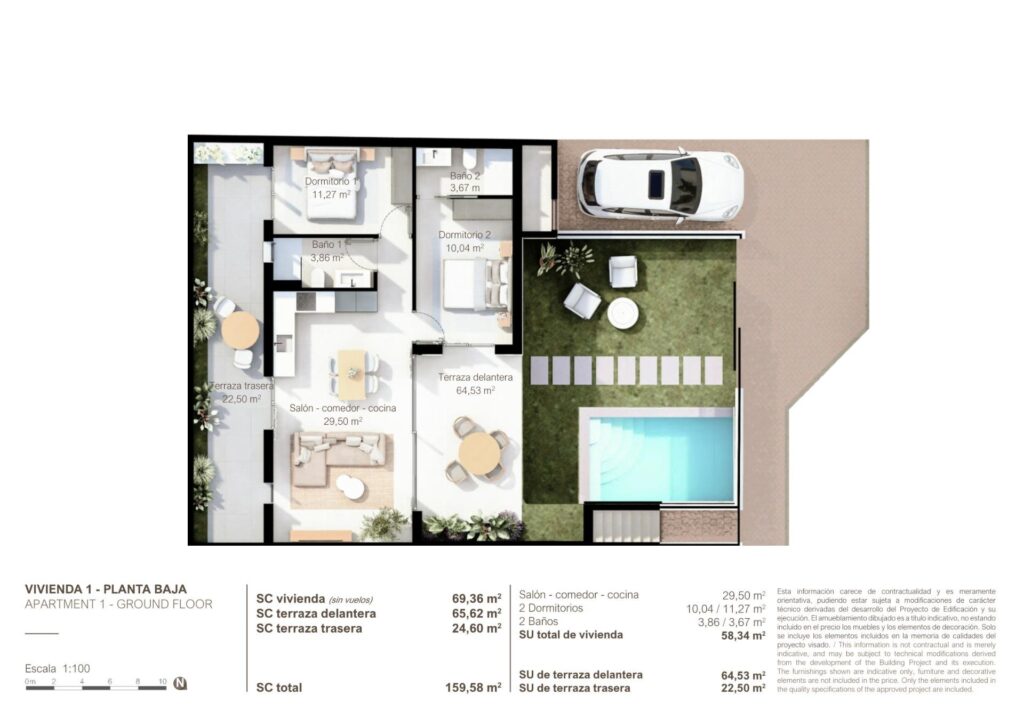 Bungalow w San Pedro del Pinatar - oferta N9193