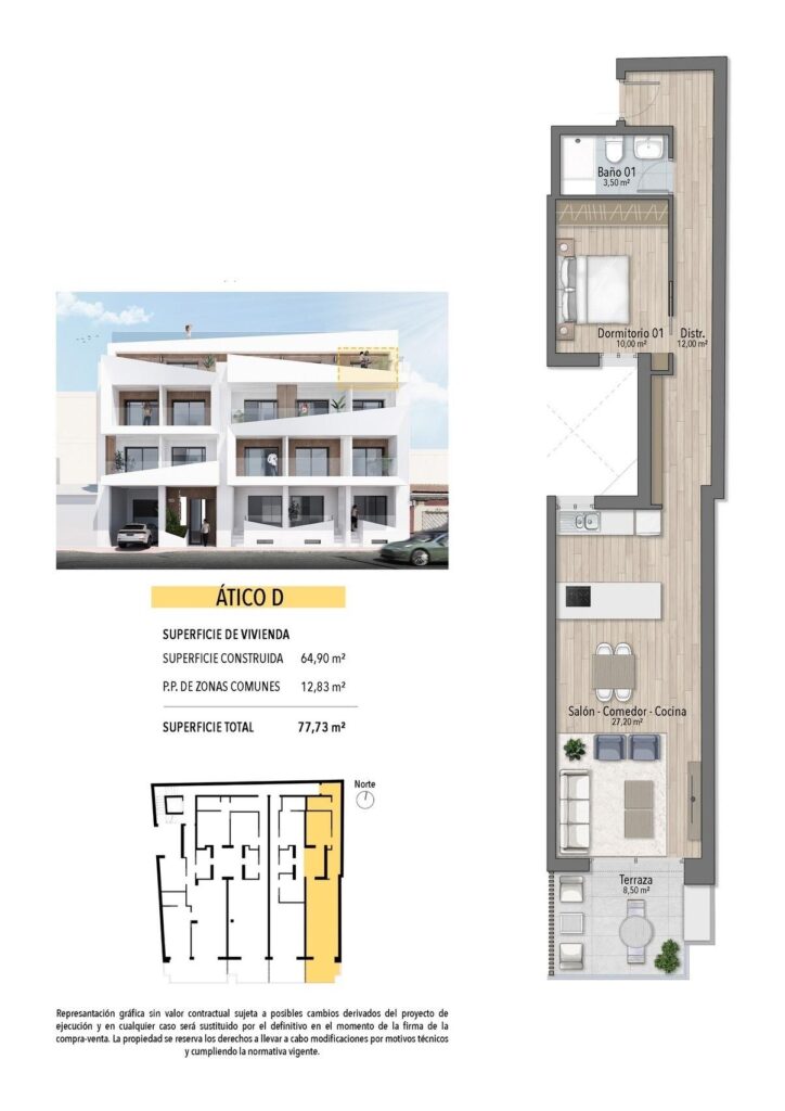 Penthouse w Torrevieja - oferta N8434