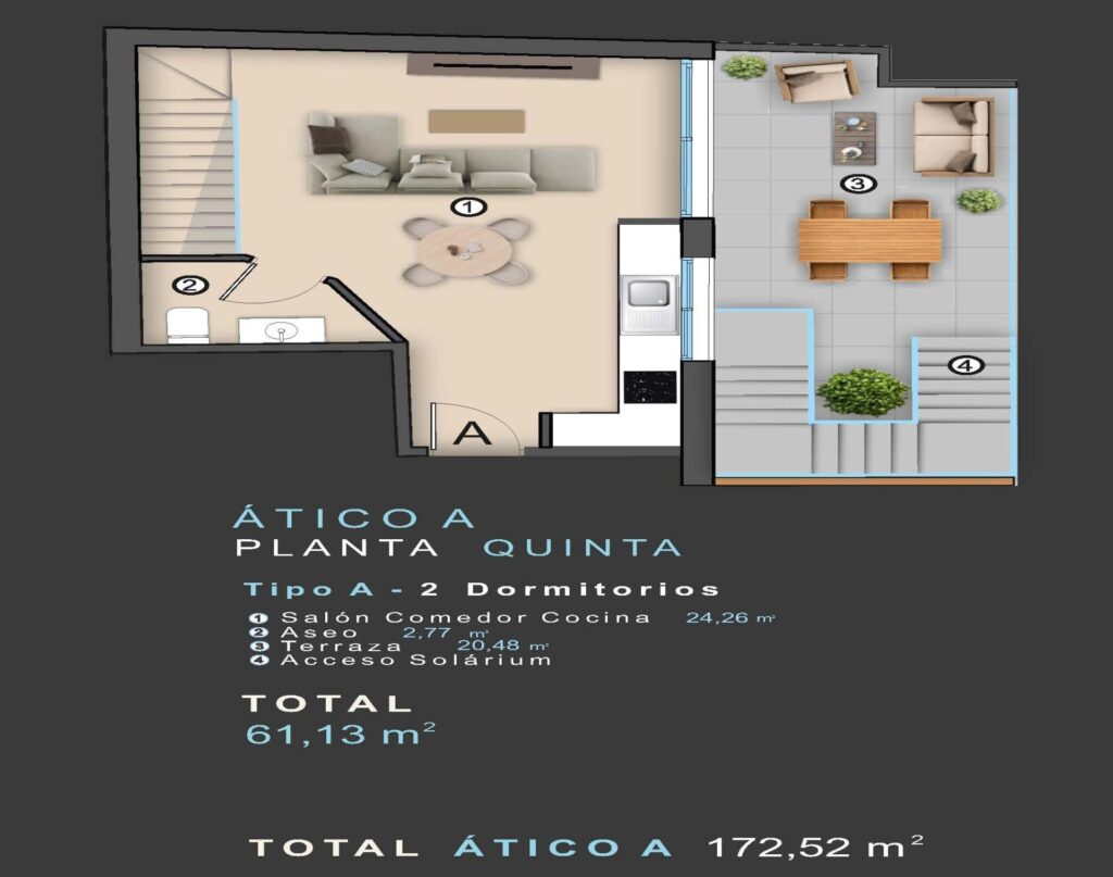 Penthouse w Torrevieja - oferta N9595