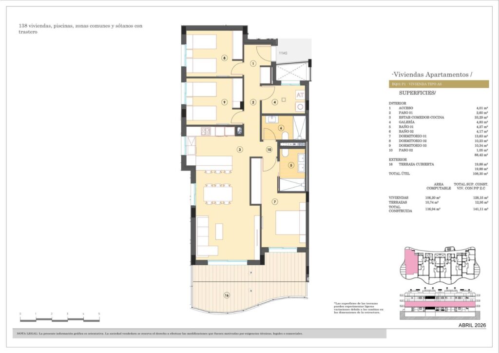 Apartment w Finestrat - oferta SP1615