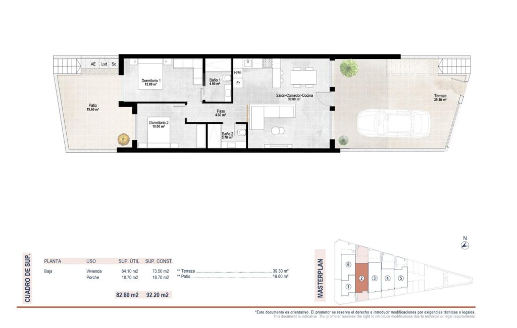 Bungalow w San Pedro del Pinatar - oferta N9705