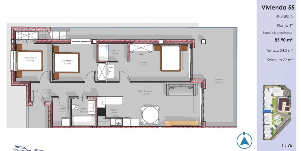 Penthouse w Guardamar del Segura - oferta N9734