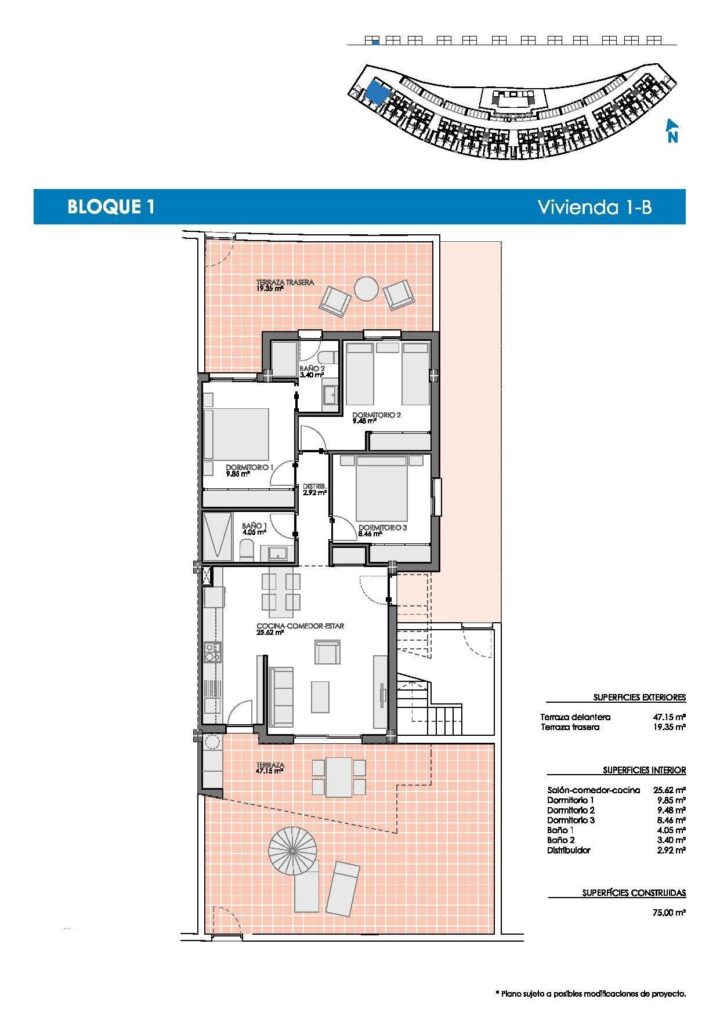 Bungalow w Pilar de La Horadada - oferta N9786
