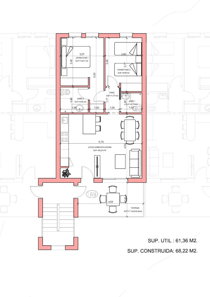 Penthouse w Fuente Álamo - oferta N9988
