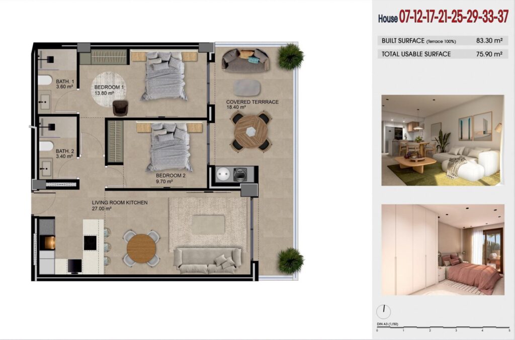 Apartment w Guardamar del Segura - oferta N10057