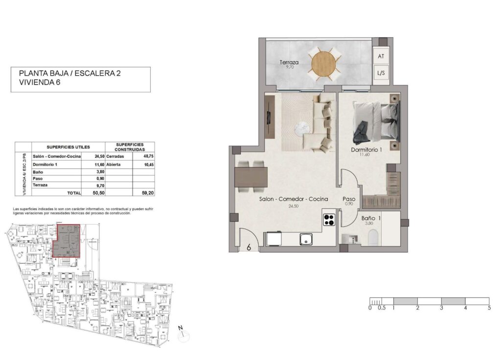 Apartment w Santa Pola - oferta N10044
