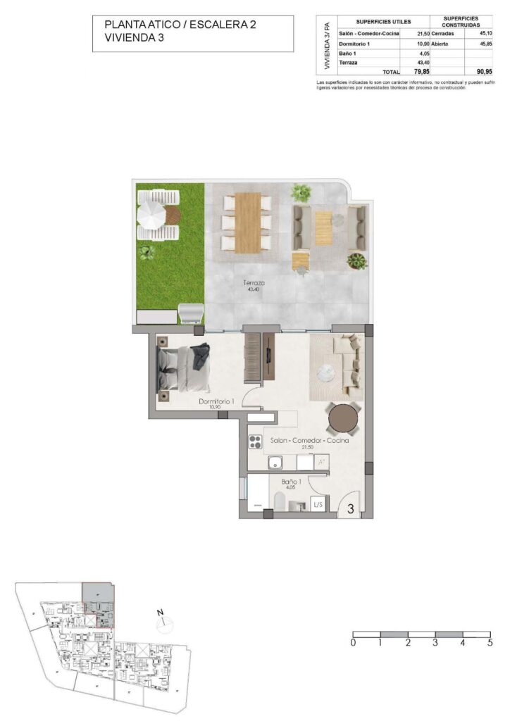 Penthouse w Santa Pola - oferta N10048